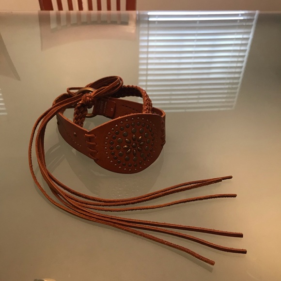 Express leather fringe belt - Picture 6 of 8